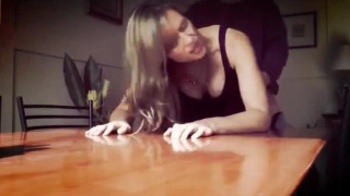 When wife takes guest in the kitchen