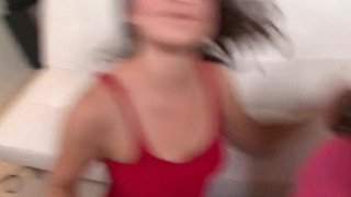 Kaci Star and Adeleine share a load during their Amateur Allure audition.