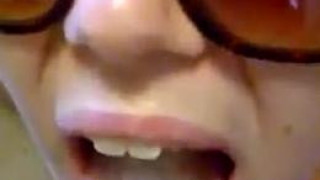 Those glasses really hide her face…