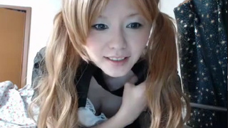 日本知名網站付費直播 雙馬尾女孩想吃糖 124