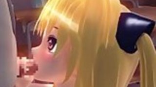 ブロンド変態ティーンは、後ろからセックスされま​​す