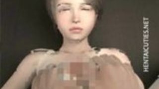 Busty 3D hentai babe gets tits fucked