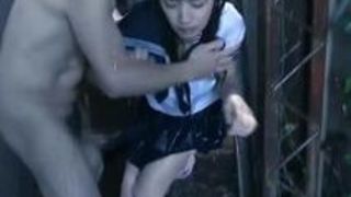 レイプ 野外 制服 犯され 犯される