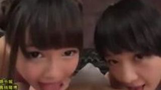 主観で2人の美人娘に責められるヌルヌルプレイ　向井藍跡美しゅり